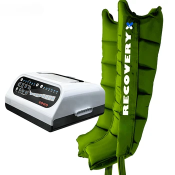 компрессионный массажер для ног с воздухом 6-камерные спортивные восстановительные ботинки air comssion с системой сжатия воздуха