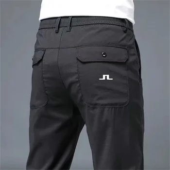 Корейская версия осенних мужских повседневных брюк ice silk, новый модный тренд, прямые простые спортивные весенне-осенние брюки