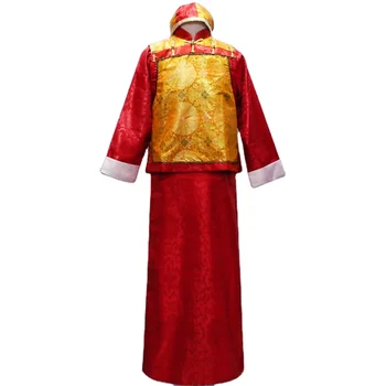 Королевский костюм Династии Цин, Халат министра и Домовладельца Древнего Китая, Ежегодное собрание компании, открывшей Праздничную одежду для выступлений