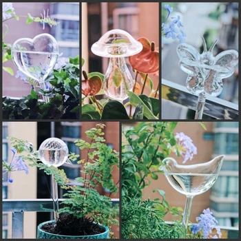 Креативное Устройство для подачи воды для стеклянных растений, устройство для полива грибов, Самополивающийся Декор для полива садовых растений с капельным поливом