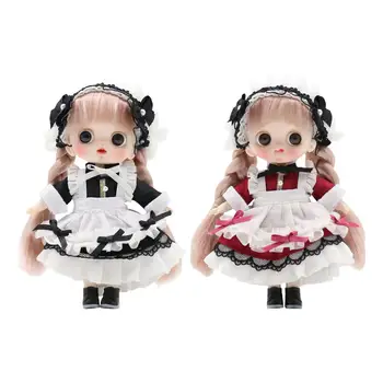 Кукла-младенец с шаровыми шарнирами, модное платье, игрушка 