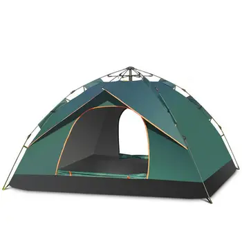 Легкая палатка Портативная Палатка Мгновенная Автоматическая Палатка для кемпинга на 2 человека Водонепроницаемая палатка для пеших прогулок