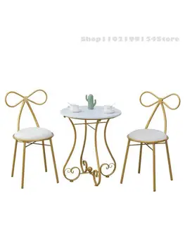 Легкие чайные столики и стулья на балконе, сочетание высококлассного роскошного досуга, Послеобеденный ветер, Небольшая творческая личность