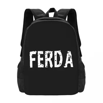 Логотип Ferda Letterkenny Простая стильная студенческая школьная сумка Водонепроницаемый повседневный рюкзак большой емкости для путешествий Рюкзак для ноутбука