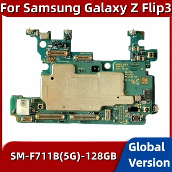 Материнская плата 128 ГБ 5G для Samsung Galaxy Z Flip3 SM-F711B Материнская плата разблокирована Логическая плата