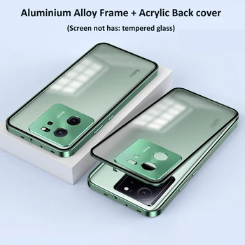 Металлический каркас из алюминиевого сплава, бампер + акриловая задняя крышка для Xiaomi Redmi K60 Ultra