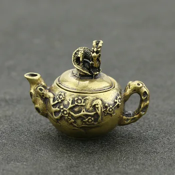 Мини-чайник из античной бронзы 