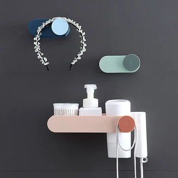 Многофункциональный держатель для фена, Настенная вешалка для ванной комнаты, высококачественные прочные водонепроницаемые аксессуары для ванной комнаты