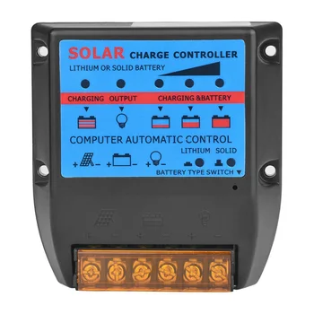 Многофункциональный контроллер заряда солнечной батареи Заряжайте фотоэлектрическую панель для возобновляемых источников энергии Аксессуары