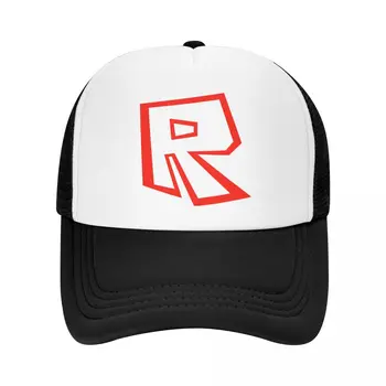 Модная бейсболка с логотипом Robot R Для женщин и мужчин, Дышащая Шляпа Дальнобойщика из мультфильма Аниме, Уличные бейсболки Snapback, Летние кепки
