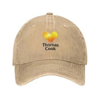 Модная качественная джинсовая кепка с логотипом Thomas Cook, вязаная шапка, бейсболка
