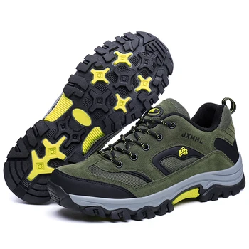Мужская походная обувь Большого размера 39-47, мужская уличная обувь для горных прогулок, износостойкие мужские кроссовки для треккинга, прогулок, охоты