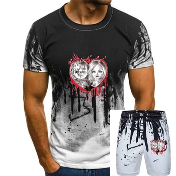 Мужская футболка Chucky, высококачественная крутая уличная одежда, мужская футболка, повседневная футболка с принтом ужасов, футболка