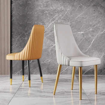 Мягкие дизайнерские обеденные стулья в скандинавском стиле, кухонный стол, Акцентный комод, обеденные стулья, расслабляющая мебель для дома Sedie Cucina