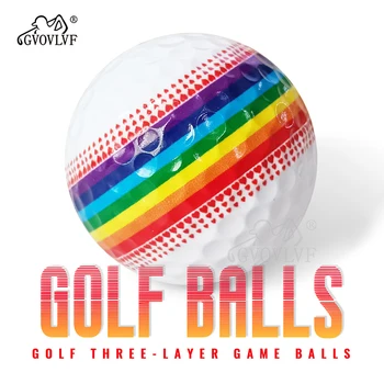 Мячи для гольфа на сверхдальние дистанции, трехслойный мяч для профессиональных соревнований, игровые мячи, Массажный мяч для спины, стопы, плеча.