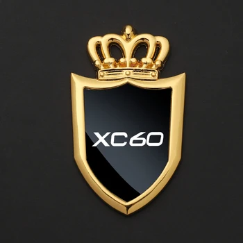 Наклейки на автомобильные значки боковые стекла наклейки на металлический кузов для Volvo XC60 с логотипом автомобильные аксессуары