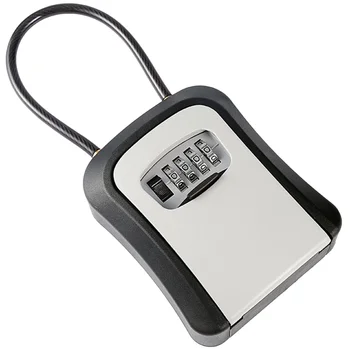Наружные Подвесные Крючки Коробка для ключей с паролем Сейф для ключей Подвесной Кодовый Замок Для хранения в доме Настенное Крепление Безопасность