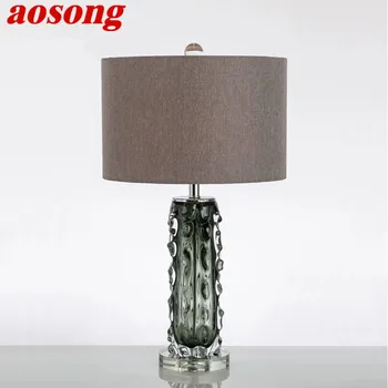 Настольная лампа AOSONG Nordic Modern Glaze Модная Художественная гостиная Спальня Отель LED Индивидуальность Оригинальность Настольная лампа