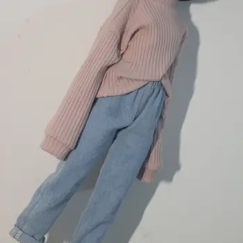 Новая кукольная одежда 1/4, Джинсы, тонкие джинсовые укороченные брюки, Игрушки для девочек Своими руками, модные аксессуары для кукол, без куклы