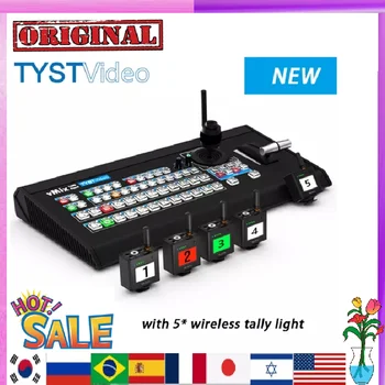 Новейшая панель TYST Video Vmix 1600 с беспроводным режиссерским переключателем PTZ Control Подсветкой для прямой трансляции
