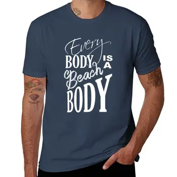Новинка, футболка Every Body - это пляжное боди, одежда для хиппи, футболки для спортивных фанатов, дизайнерские футболки для мужчин.