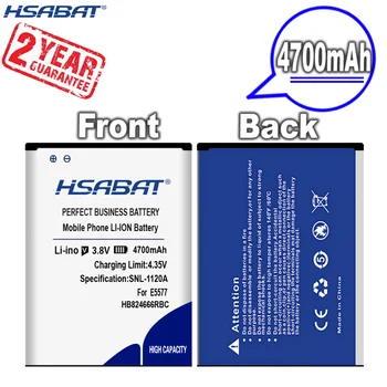 Новое поступление [HSABAT] Сменный аккумулятор 4700mAh HB824666RBC для WIFI-маршрутизатора Huawei E5577 ebs-937