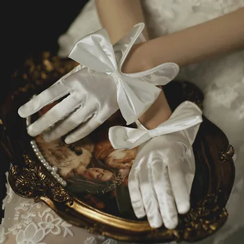 Новое поступление, черные кружевные перчатки для новобрачных, свадебные аксессуары Gant mariage femme Novia, дешевые свадебные перчатки для невесты