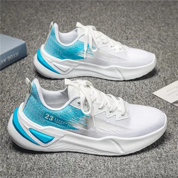 Новые горячие мужские кроссовки для бега трусцой с мягкой подошвой, удобная дышащая обувь для тренировок на открытом воздухе, модная обувь для ходьбы