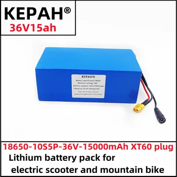 Новый литиевый аккумулятор для электромобиля 36V15ah10S5P подходит для электрического скутера, горного велосипеда мощностью 250-1000 Вт + зарядное устройство