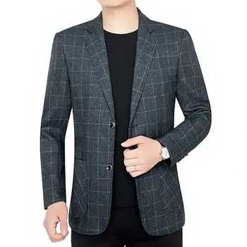 Новый модный бренд, приталенный блейзер, куртка, элегантное стильное платье, костюм, однотонное мужское пальто, повседневная мужская одежда 2023 Z05