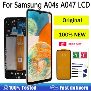 Новый Оригинальный ЖК-дисплей Для Samsung A04s Display A047 LCD С Сенсорным экраном Digitizer Для Samsung A04s LCD SM-A047F/DS Запасные Части