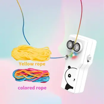 Новый пусковой механизм из веревки и шерсти, работающий с декомпрессионной игрушкой, ночник, веселый электрический пусковой механизм для кошек и собак