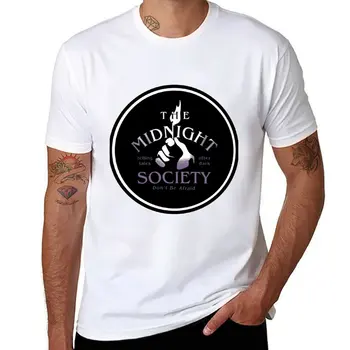 Новый участник Midnight Societey, футболка ужасов 90-х, пустые футболки, футболка с аниме, мужские футболки