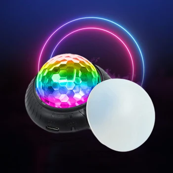 Огни диско-шаров Сценический свет USB-зарядка DJ Party Лазерная лампа Проектор Универсальная звуковая активация для вечеринок по случаю дня рождения в баре и клубе