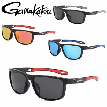 Оригинальные очки для рыбалки Gamakatsu с поляризацией от ультрафиолета, Очки для занятий спортом на открытом воздухе, Очки для верховой езды, очки для рыбалки ночного видения