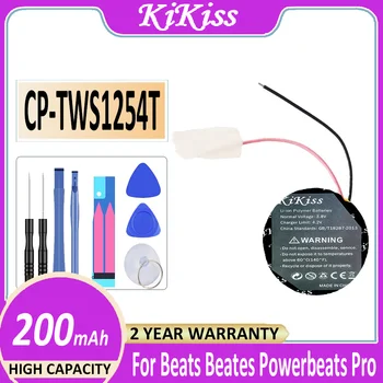 Оригинальный Аккумулятор KiKiss CP-TWS1254T 200 мАч Для Beates Powerbeats Pro Wireless PB4 Bluetooth Наушники Digital Bateria