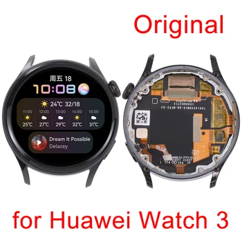 Оригинальный ЖК-экран и Дигитайзер В Полной сборке С Рамкой для Huawei Watch 3/Watch 3/ GT 3 Pro/Watch GT 2 Pro VID-B19/GT 2e HCT