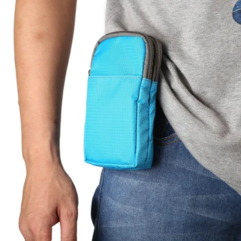 Открытый чехол для телефона, поясная сумка с крючком и петлей для iPhone Sony Xiaomi Huawei Samsung, 6,9-дюймовый кошелек, сумка для мобильного телефона