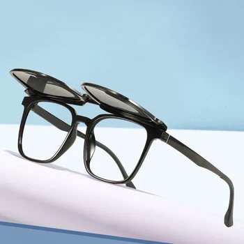 очки по рецепту 3 в 1, набор очков от близорукости Для мужчин и женщин, Магнитная клипса, Солнцезащитные очки ночного видения, солнцезащитные очки с защитой от ультрафиолета