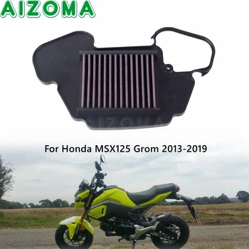 Пластиковые и целлюлозные фильтры Бумажный очиститель для замены впускного воздушного фильтра мотоцикла для Honda MSX125 Grom 2013-2019