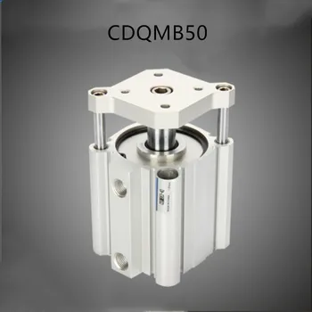 пневматический цилиндр типа smc CQMB/CDQMB диаметр 50 мм ход 5/10/15/20/25/30/35/40/45/50 мм компактная направляющая штока компоненты пневматического цилиндра