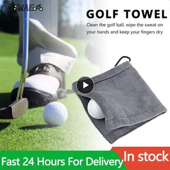 Повторяемое полотенце для гольфа двойного назначения из ультратонкого волокна, дышащее, для протирания мяча, чистое, мягкое
