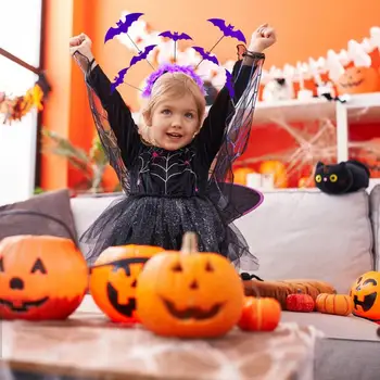 Повязка на голову с рисунком летучей мыши на Хэллоуин, украшение для создания атмосферы, Жуткая повязка на руку Зомби, Аксессуар для костюма на Хэллоуин