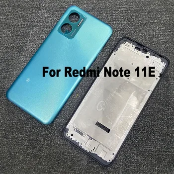 Полный корпус для Xiaomi Redmi Note 11E 5G Задняя крышка батарейного отсека Задний корпус {+ Передняя рамка ЖК-дисплея Средняя рамка