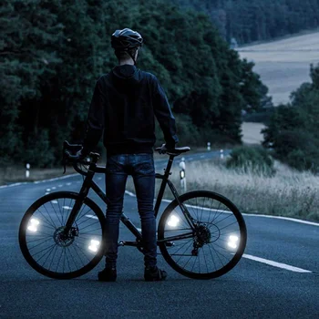Предупреждение о дороге для горного велосипеда, летающие бабочки, серебристо-серый велосипед hot wheels, светоотражающая нашивка, аксессуары для велосипедов