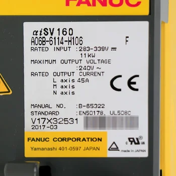 Промышленный сервопривод автоматического управления Fanuc A06B-6114-H106