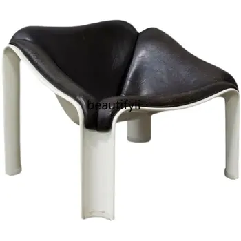 Простое и легкое Роскошное Одноместное кресло для отдыха из стеклопластика специальной формы, модель мебели для гостиной, Уличный диван
