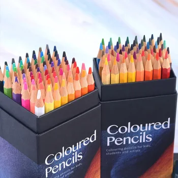 Профессиональные 12/18 цветов, масляные цветные карандаши с шестигранной деревянной ручкой, набор для рисования художником, эскиз, художественный дизайн.