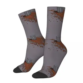 Пуховые носки Kevin's Famous Chili Socks для спортзала с 3D принтом для мальчиков и девочек, носки до середины икры
