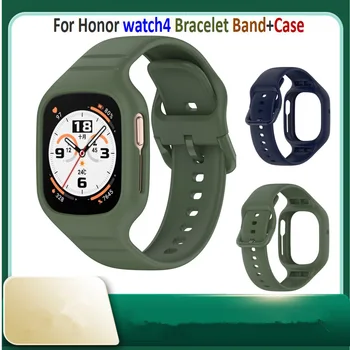 Рамка ремешка для умных часов безель для Honor watch4 Сменный ремешок для браслета силиконовое запястье для honor watch 4 Чехол для часов
